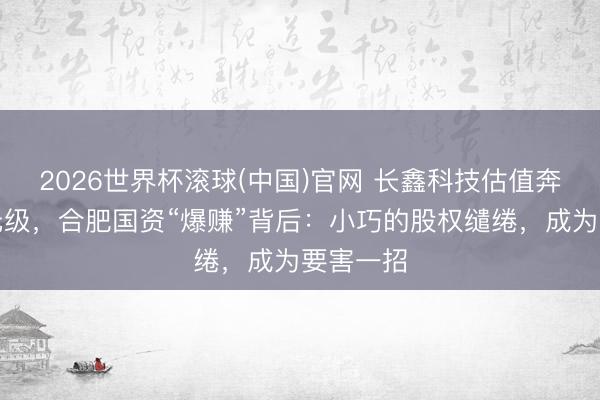 2026世界杯滚球(中国)官网 长鑫科技估值奔向万亿元级，合肥国资“爆赚”背后：小巧的股权缱绻，成为要害一招